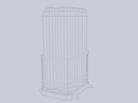 Sci fi gas tank 3D Model