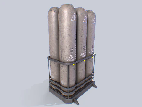 Sci fi gas tank 3D Model