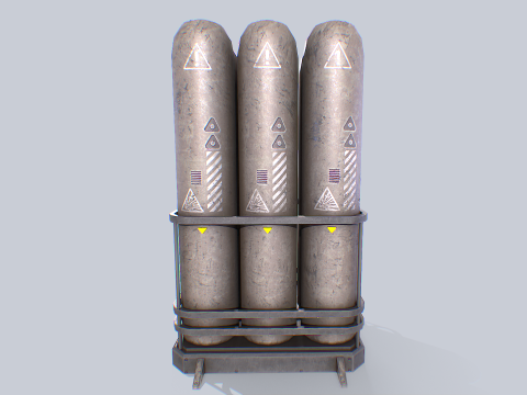 Sci fi gas tank 3D Model