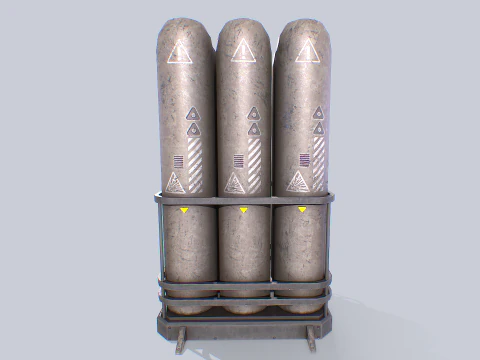 Sci fi gas tank 3D Model