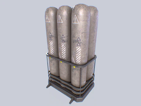 Sci fi gas tank 3D Model