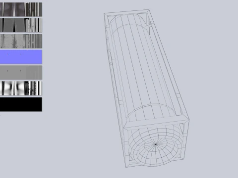 Sci fi gas tank 3D Model