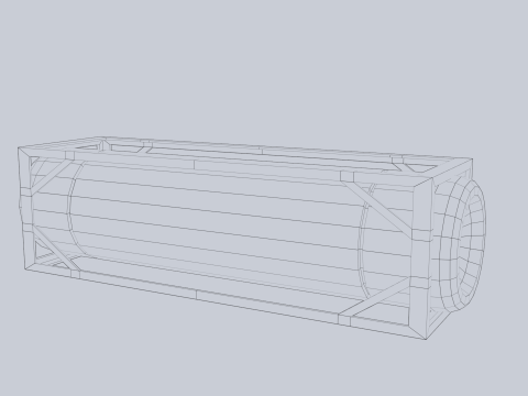 Sci fi gas tank 3Dモデル