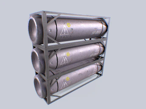 Sci fi gas tank 3D Model