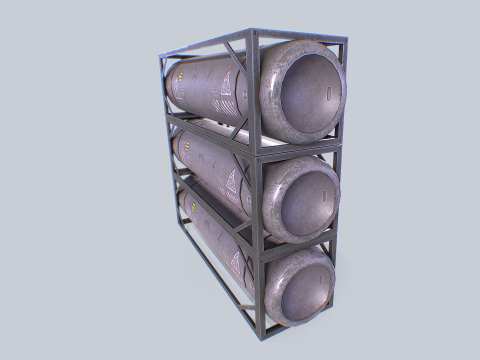 Sci fi gas tank 3Dモデル