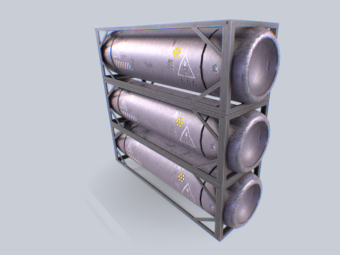 Sci fi gas tank 3Dモデル