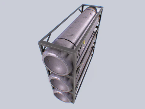 Sci fi gas tank 3D Model