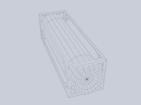 Sci fi gas tank 3Dモデル
