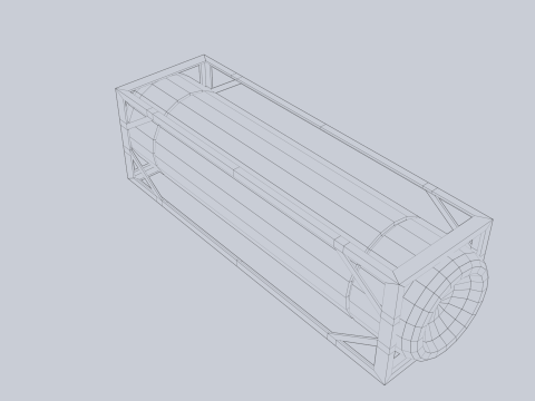 Sci fi gas tank 3Dモデル
