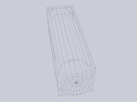 Sci fi gas tank 3D Model