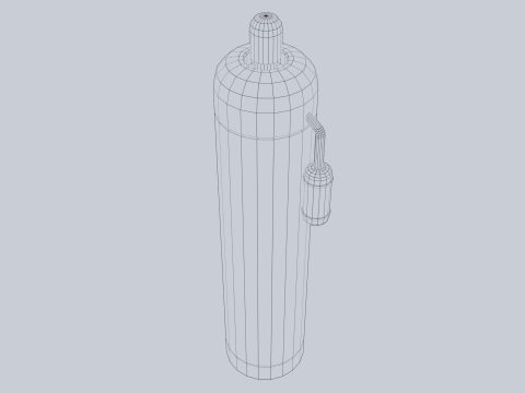 Sci fi gas tank Modello 3D