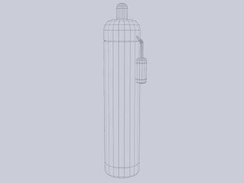Sci fi gas tank Modello 3D
