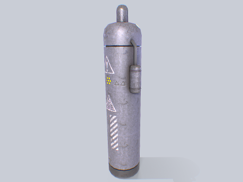 Sci fi gas tank Modello 3D