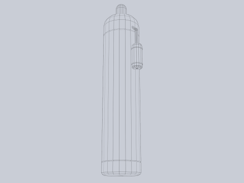 Sci fi gas tank Modello 3D