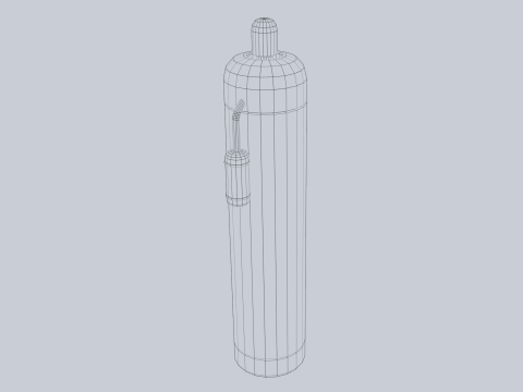 Sci fi gas tank Modello 3D