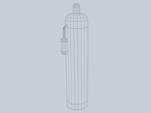 Sci fi gas tank Modello 3D