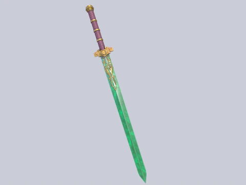 Lama di giada Modello 3D