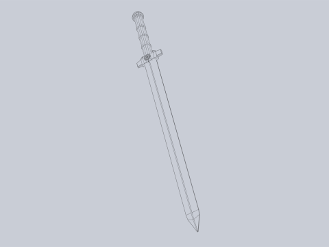 Jade blade 3D Модель