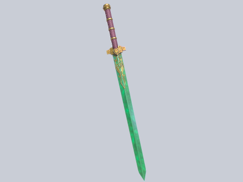 Jade blade 3D Модель