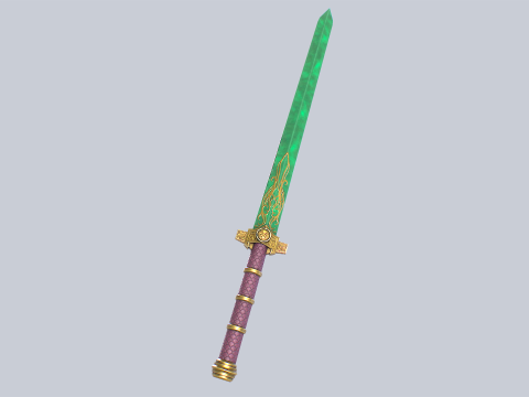 Jade blade 3D Модель