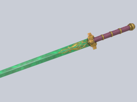 Jade blade 3D Модель