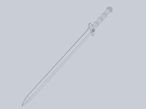 Jade blade 3D Модель