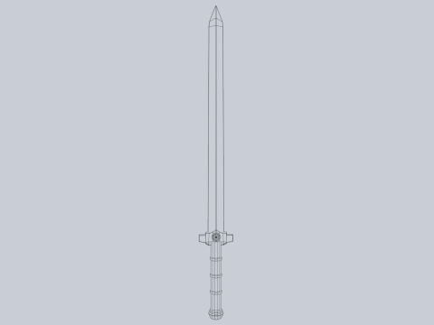 Jade blade 3D Модель