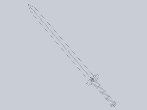 Jade blade 3D Модель