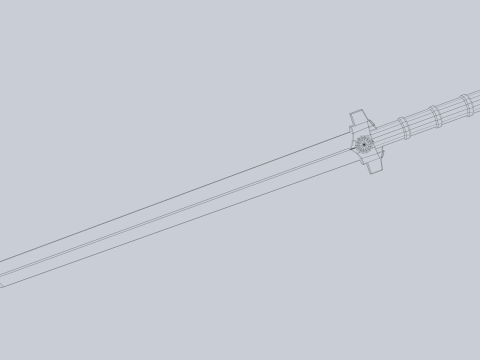 Jade blade 3D Модель
