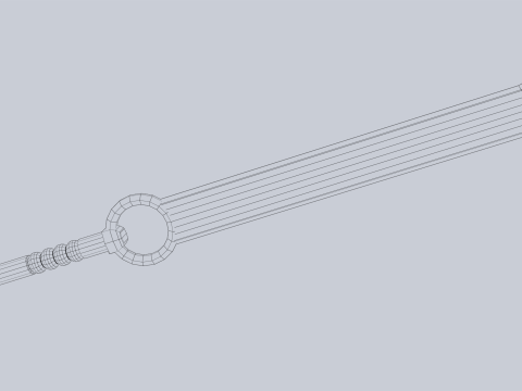 Jade blade 3D Model