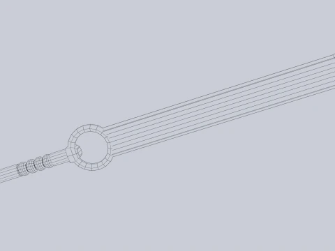 Jade blade 3D Model