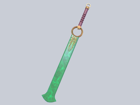 Jade blade 3D Model