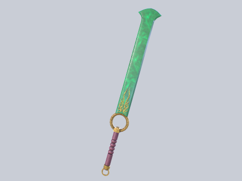 Jade blade 3D Model