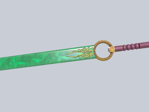 Jade blade 3D Model
