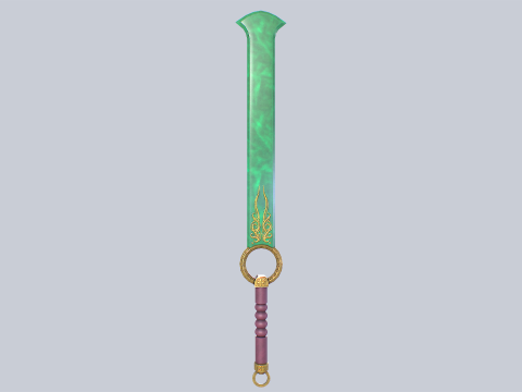 Jade blade 3D Model