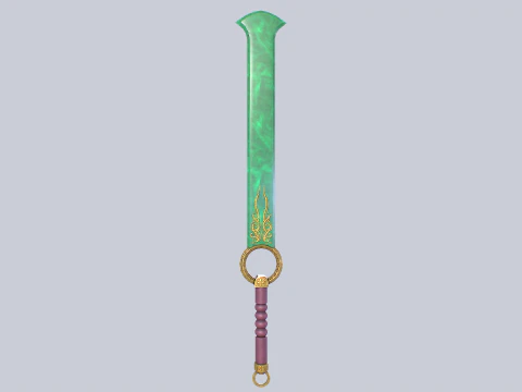 Jade blade 3D Model