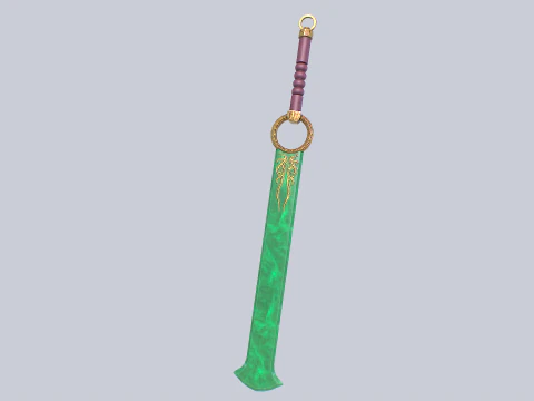 Jade blade 3D Model