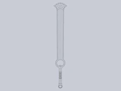 Jade blade 3D Model
