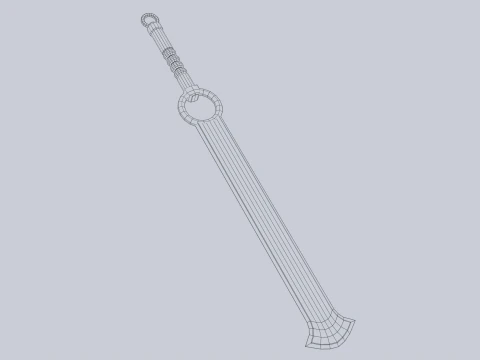 Jade blade 3D Model