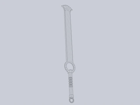 Jade blade 3D Model