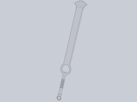 Jade blade 3D Model