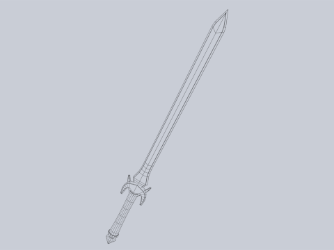 Jade blade 3D 模型