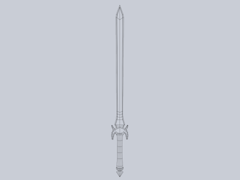 Jade blade 3D 模型