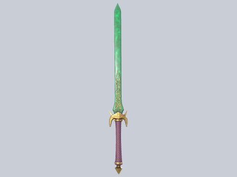 Jade blade 3D 模型