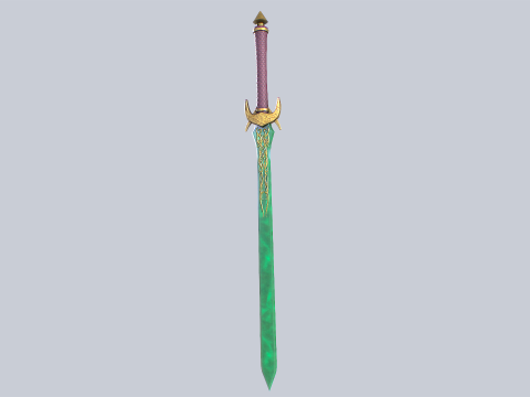 Jade blade 3D 模型