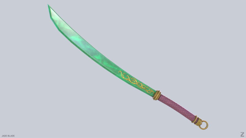 Jade blade Modelo 3D .c4d .max .obj .3ds .fbx .stl .blend