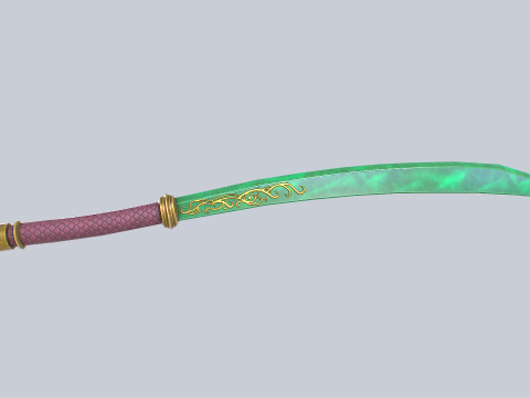 Jade blade Modelo 3D