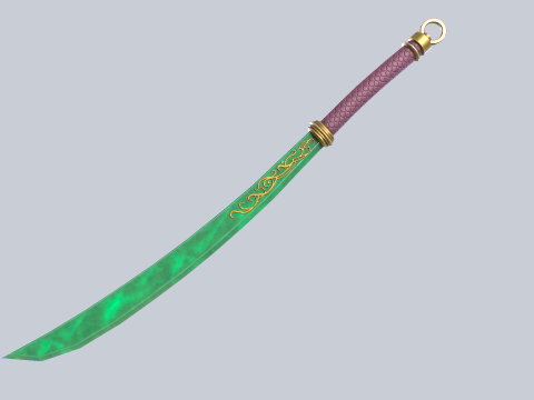 Jade blade Modelo 3D