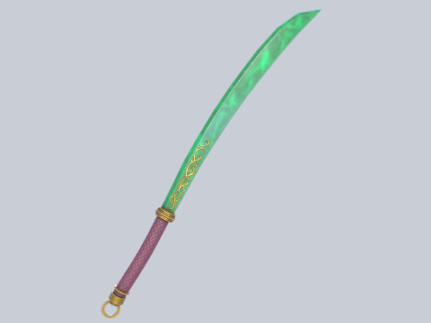 Jade blade Modelo 3D