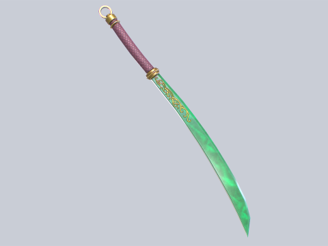 Jade blade Modelo 3D